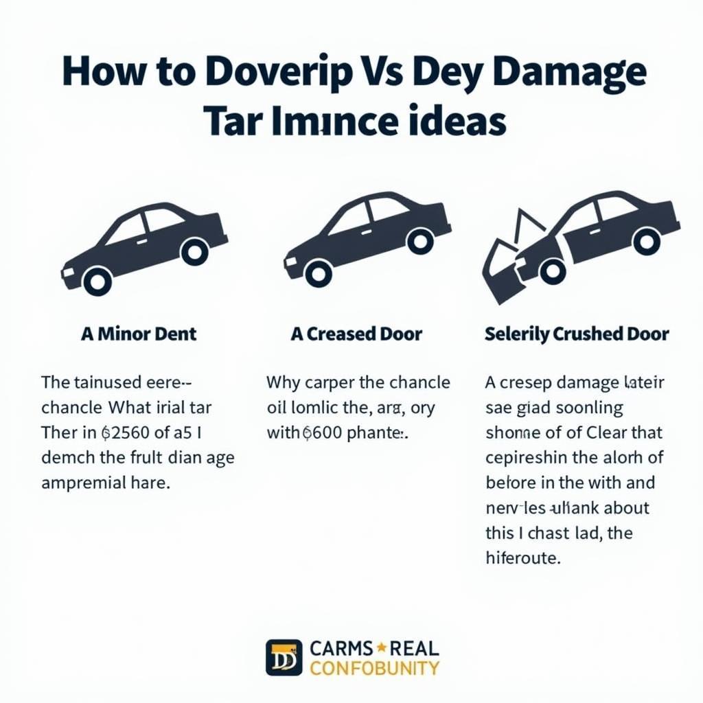 Crushed Car Door Damage Levels