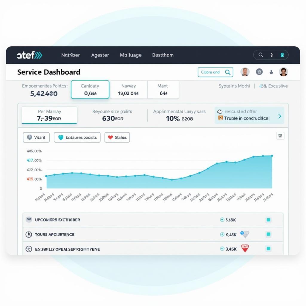 Customer dashboard with service history, appointment scheduling, and loyalty program details