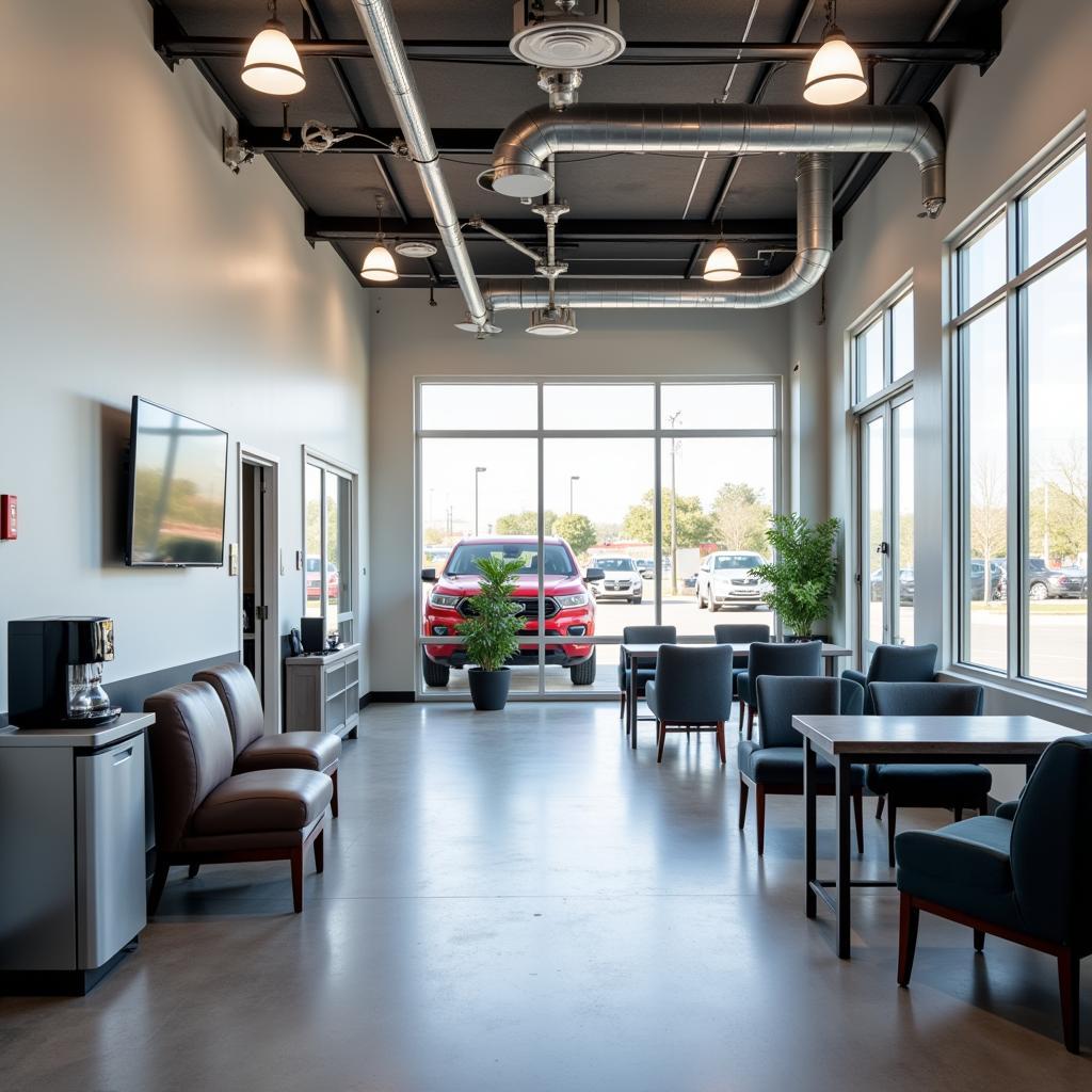 Customer Lounge in Auto Service Center