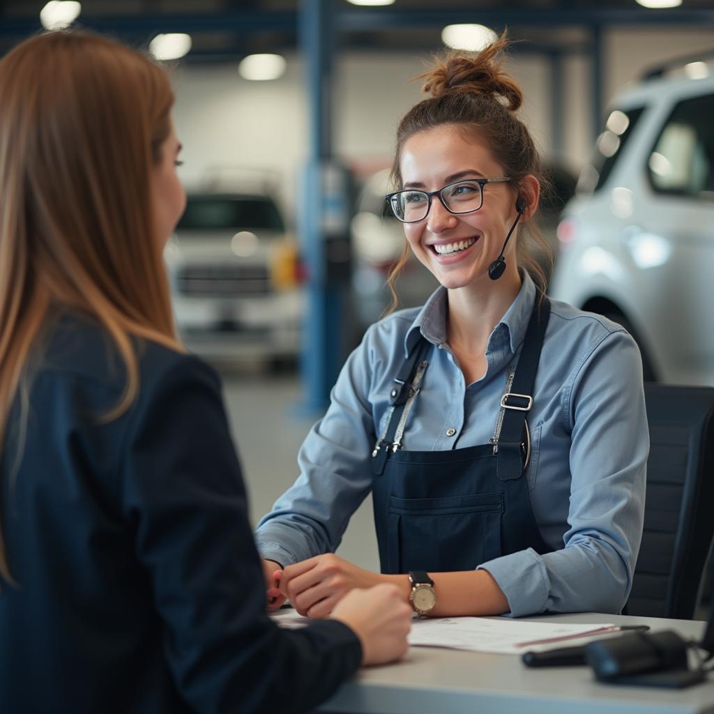 Customer Service Representative at Auto Shop