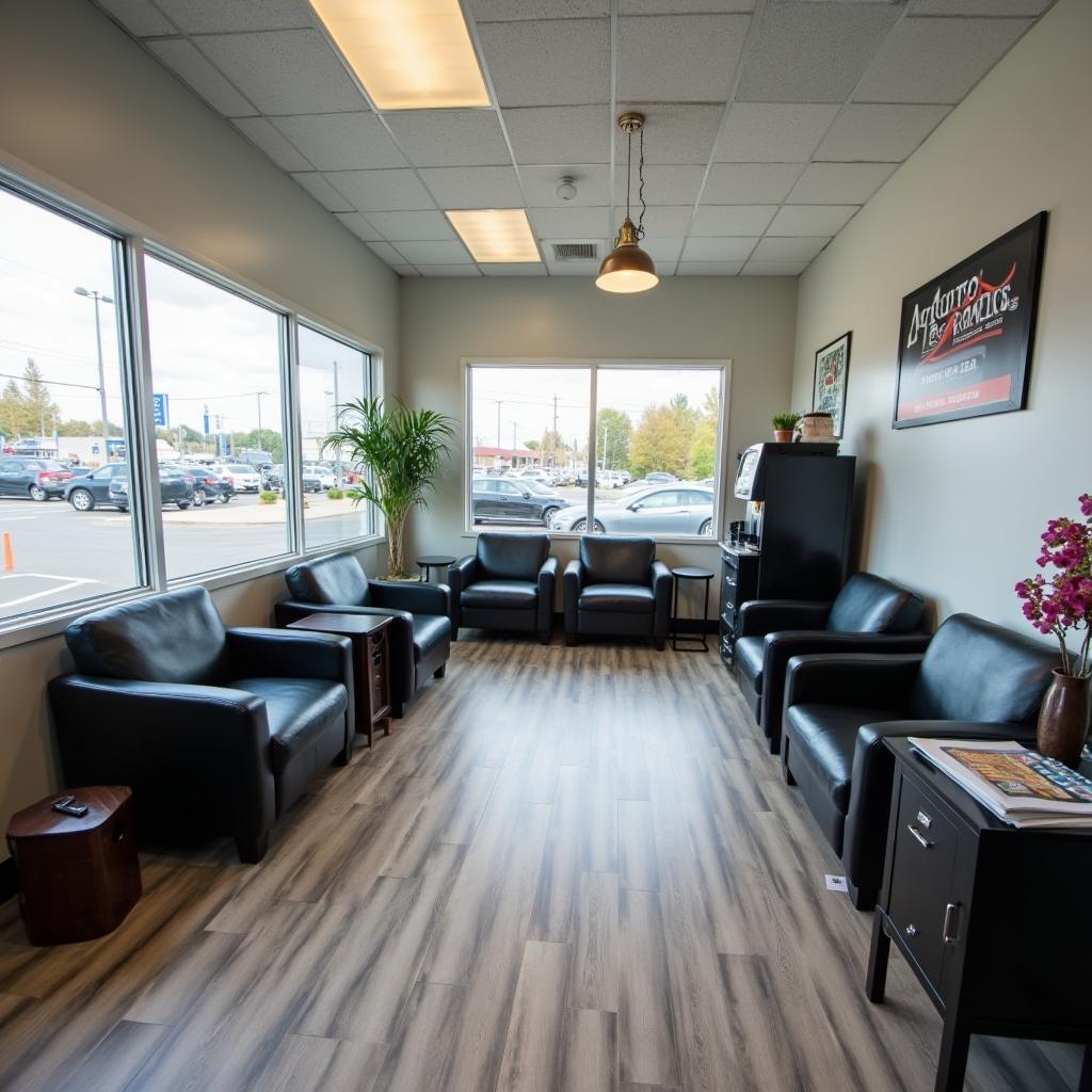 Comfortable and welcoming waiting area for customers