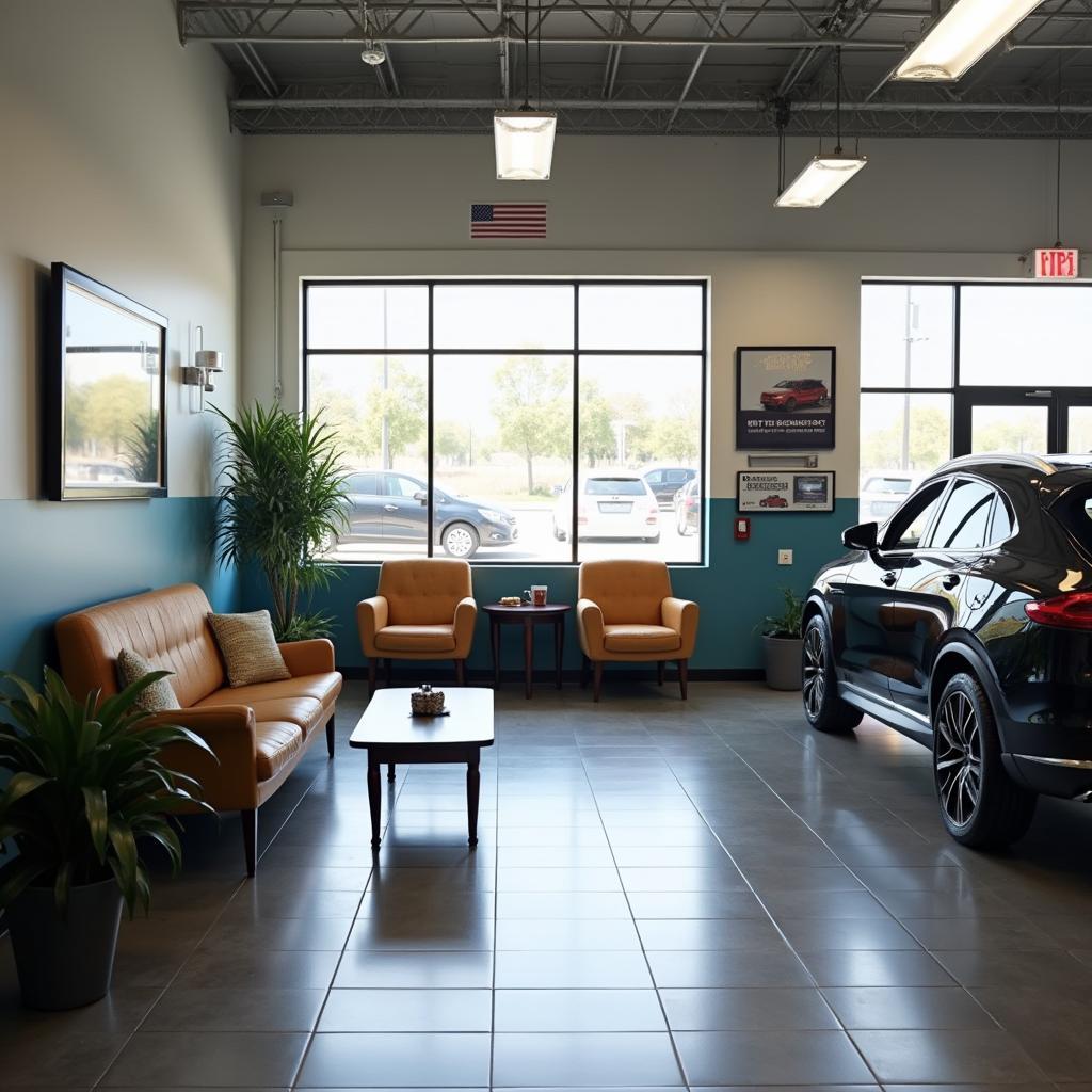 Customer Waiting Area Auto Shop Novi MI