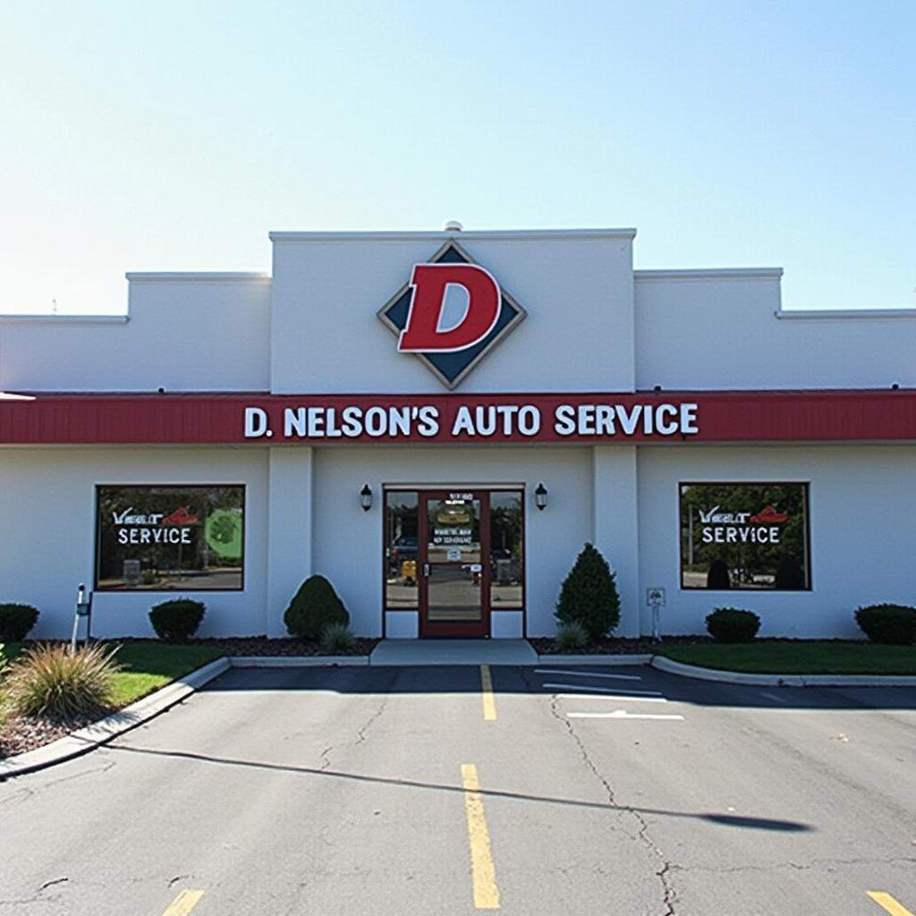 D Nelson's Auto Service Shop Front