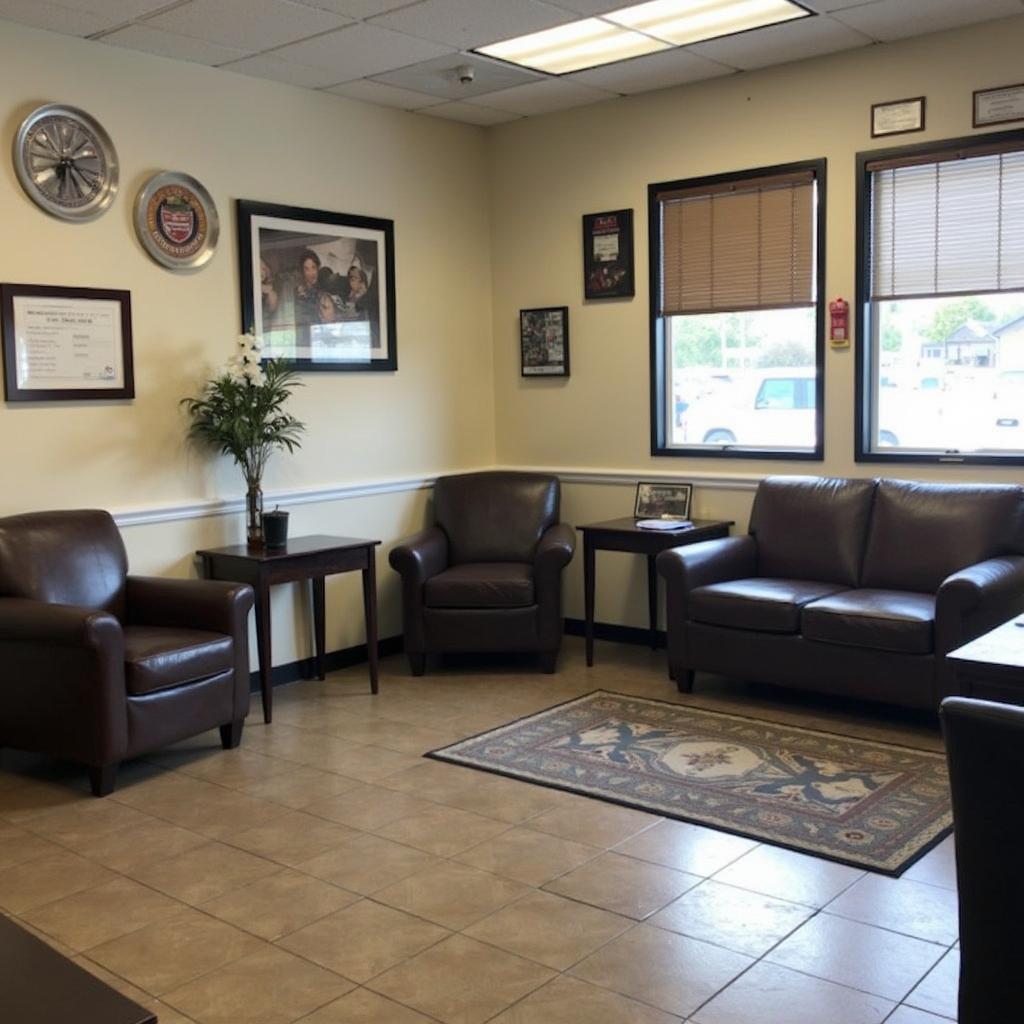 Comfortable Waiting Area at D Nelson's Auto Service