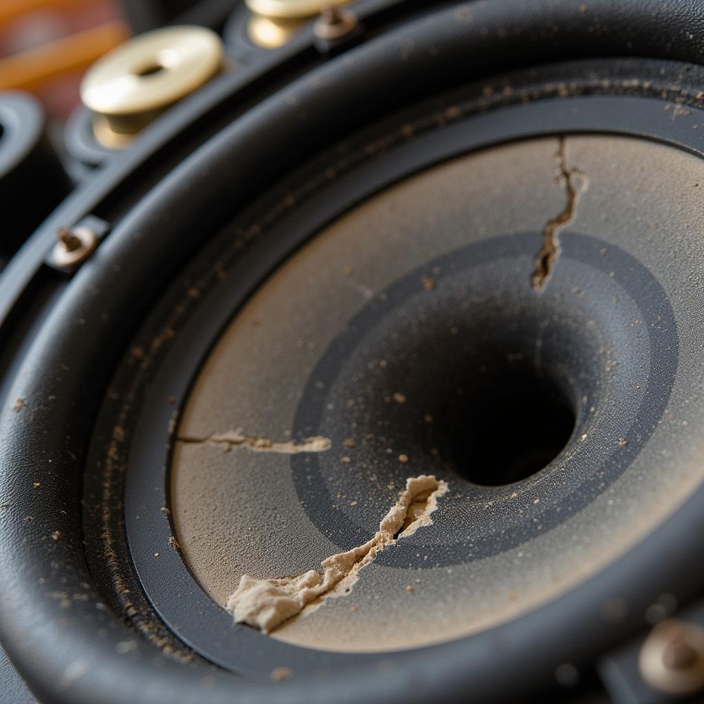 Damaged JBL Car Speaker Cone