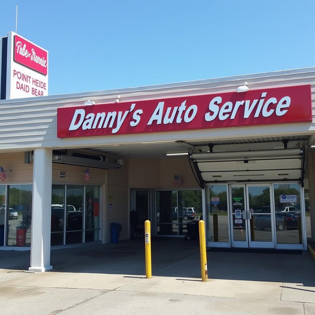 Danny's Auto Service Shop Front