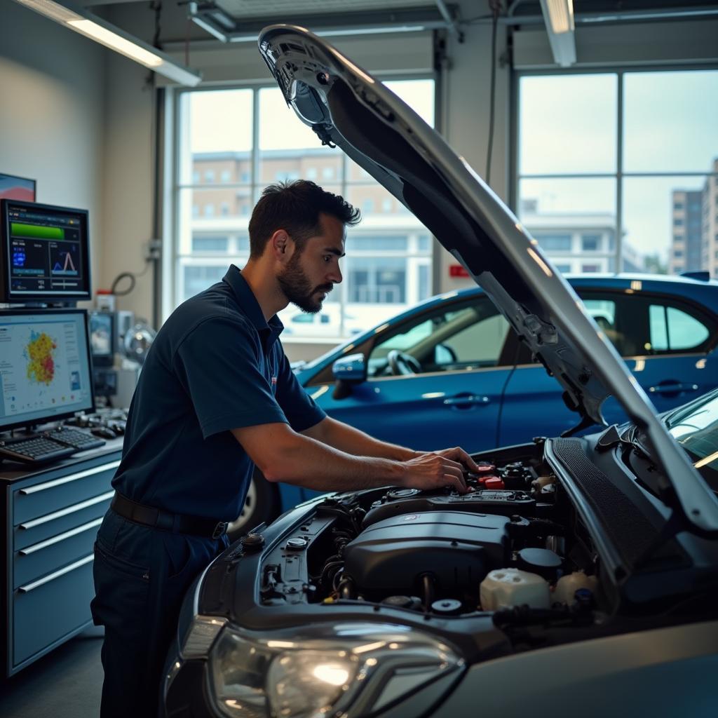 Modern auto repair shop in Daytona Beach