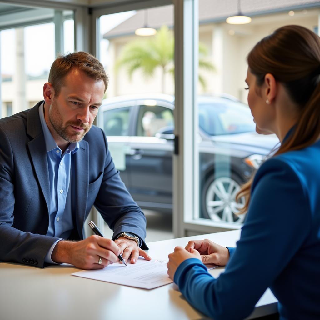 Dealership Loaner Car Agreement