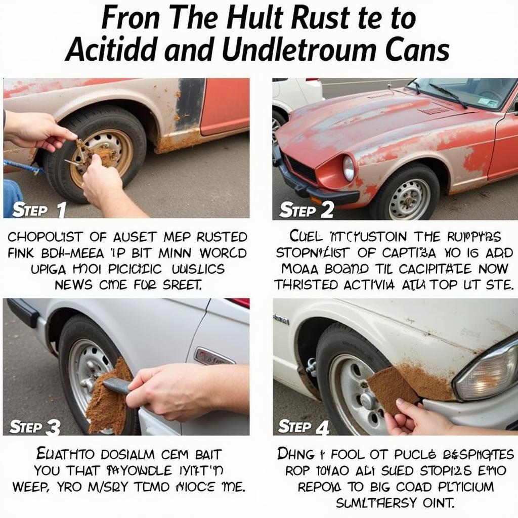 Deep Rust Repair Process Underneath Car