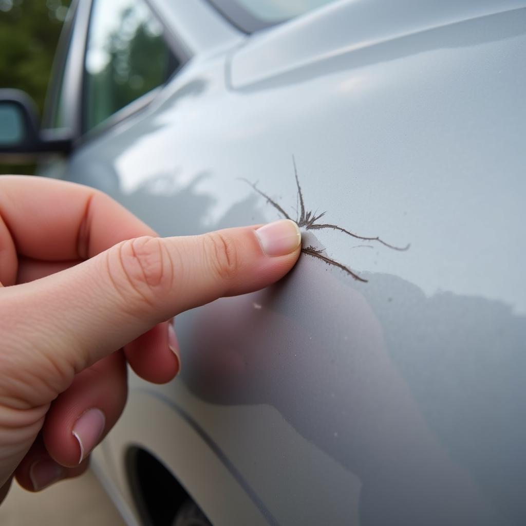 Assessing the Depth of Car Paint Scratches