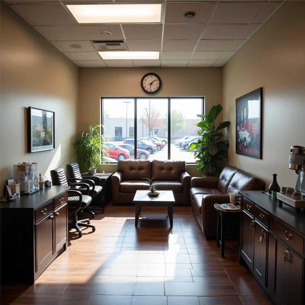 Clean and Comfortable Waiting Area at Demerjian Auto Service