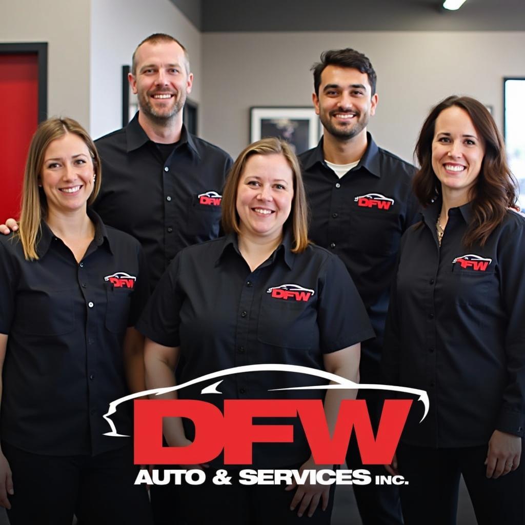 Team of ASE-certified technicians at DFW Auto & Services Inc