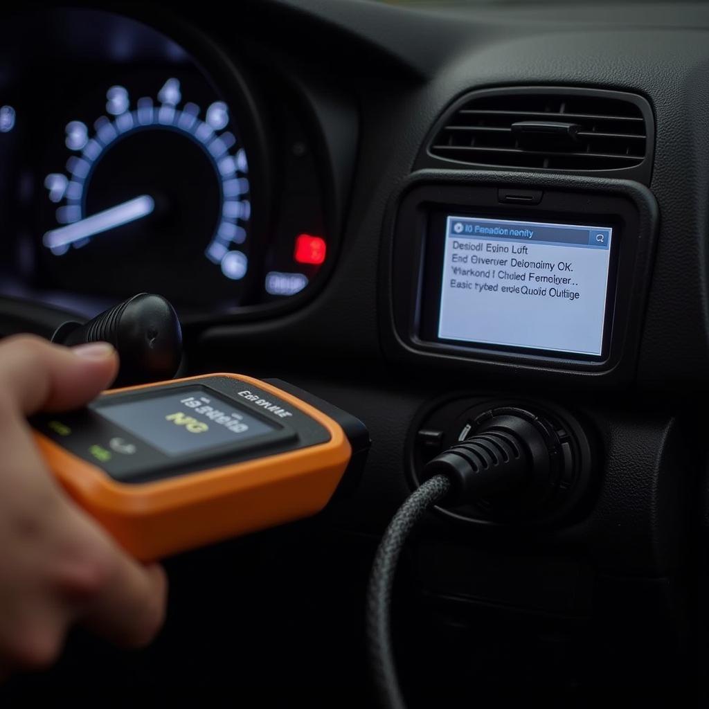 Diagnosing car problems with an OBD-II scanner