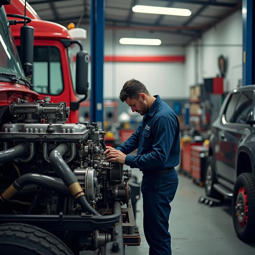 Diesel engine repair services