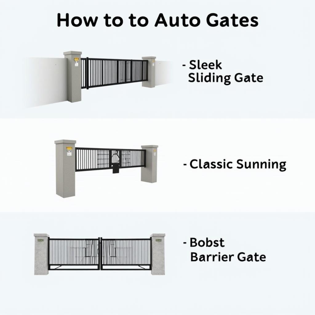 Different Auto Gate Types