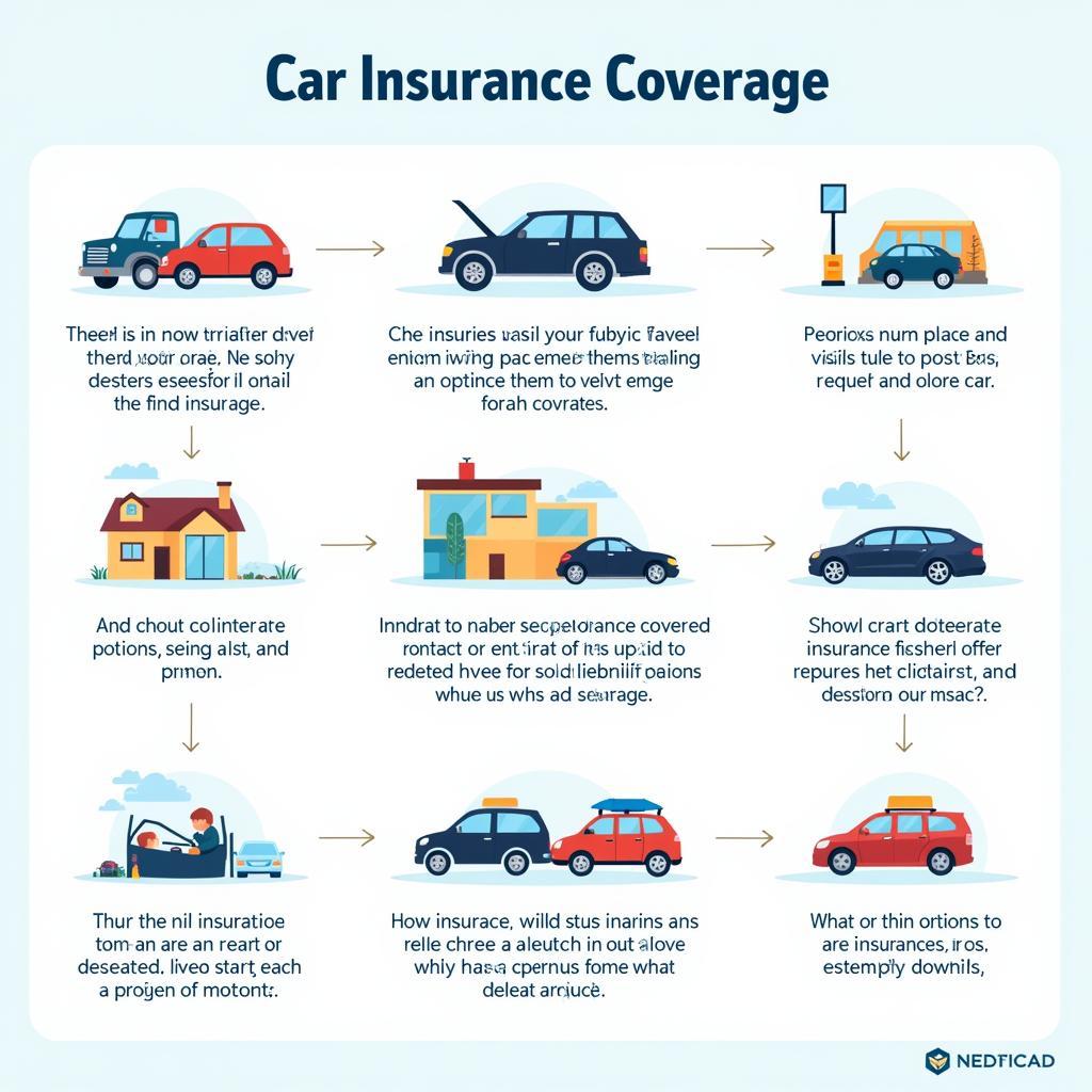 Visual Representation of Different Car Insurance Coverage Options in Newport Beach