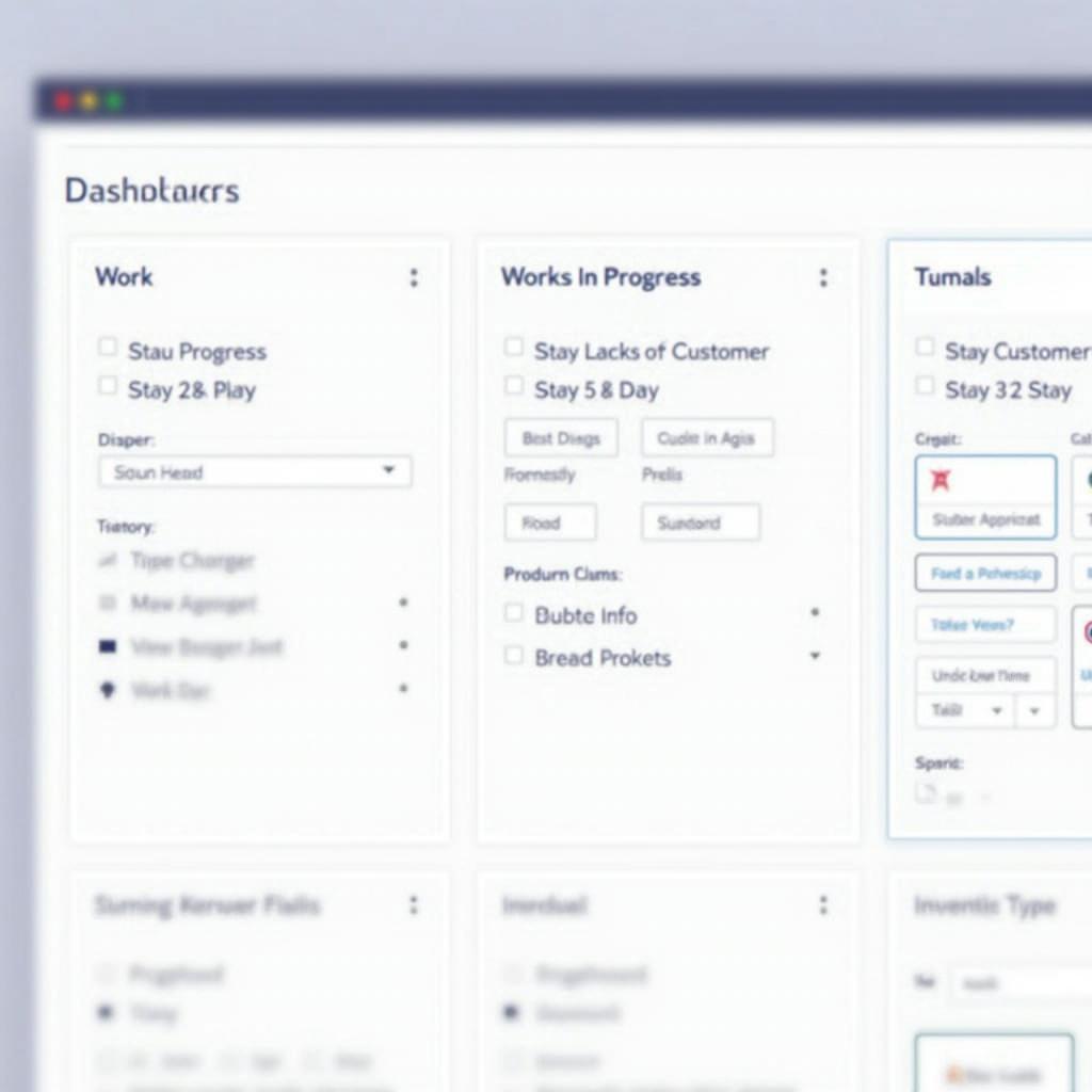 Digital Auto Service Work Order Dashboard