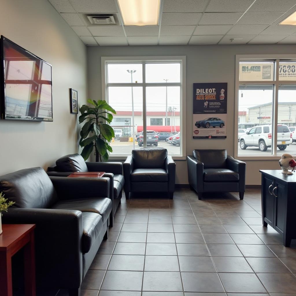 Comfortable Customer Lounge at Dileo's Auto Service