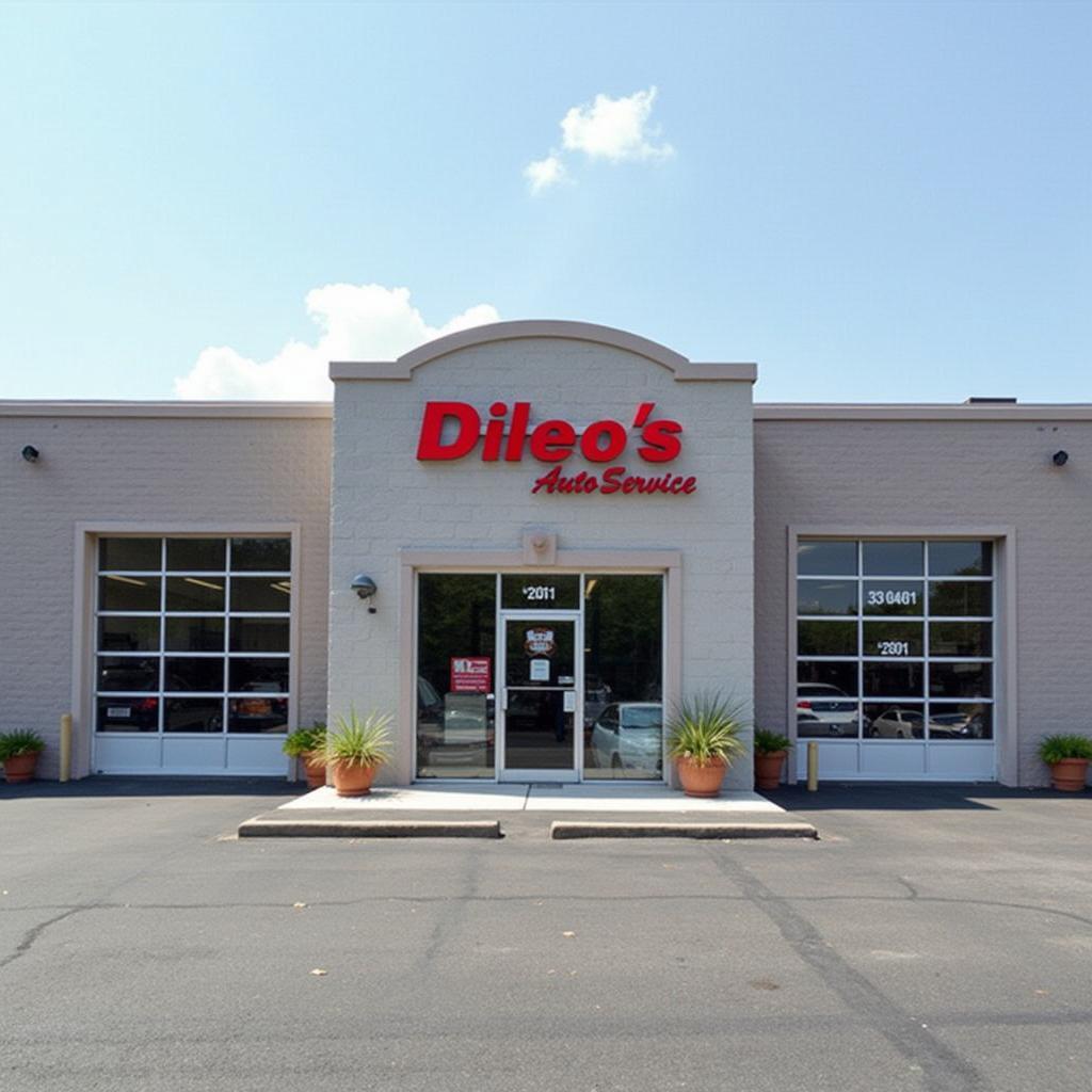 Dileo's Auto Service Shop Front