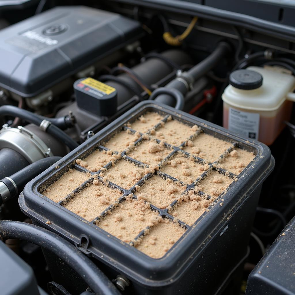 Dirty Air Filter Reducing Car Pickup