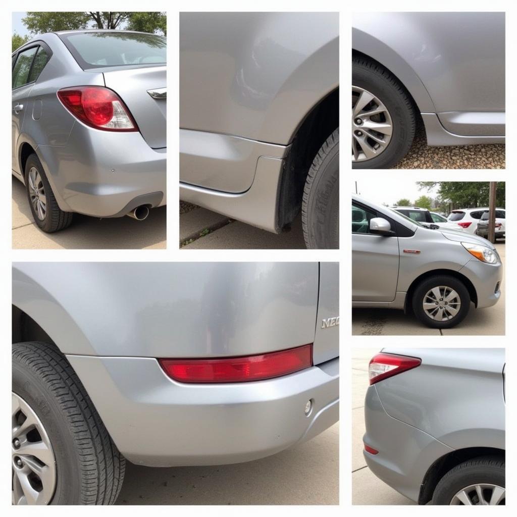 Step-by-step DIY car bumper repair process