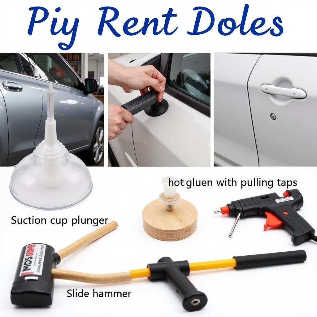 DIY Dent Repair Tools - Plunger, Glue, Slide Hammer