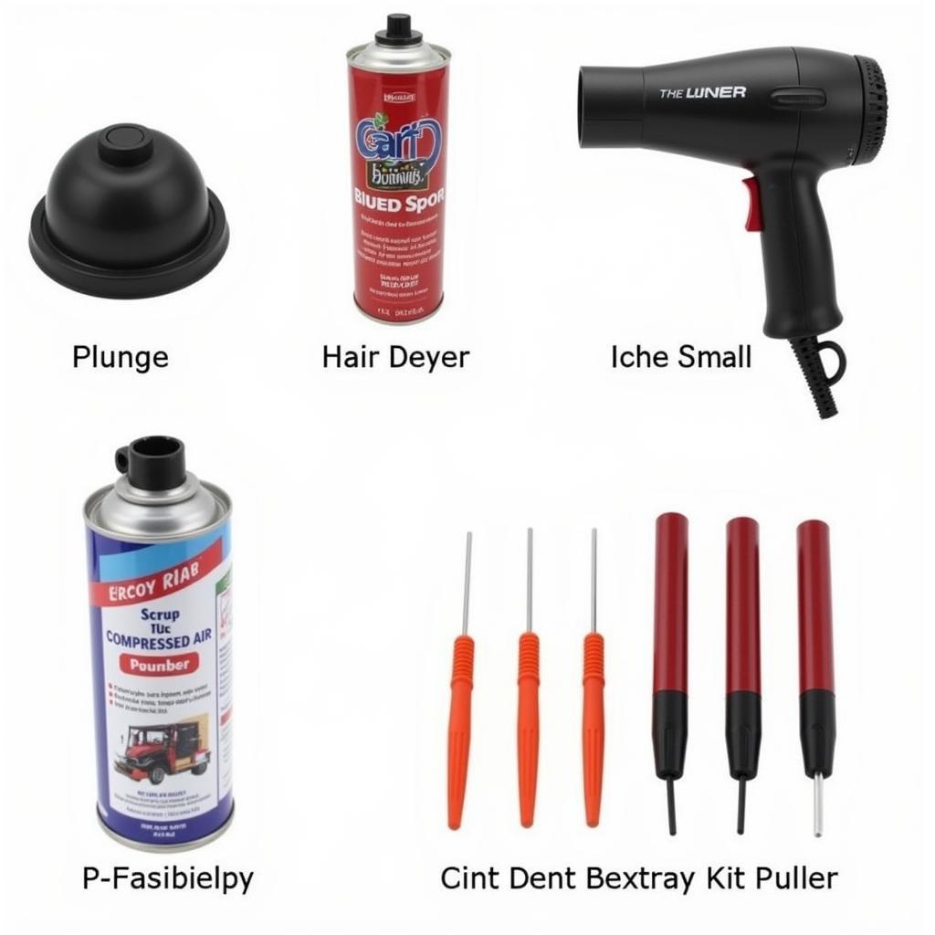 DIY Dent Repair Tools and Materials