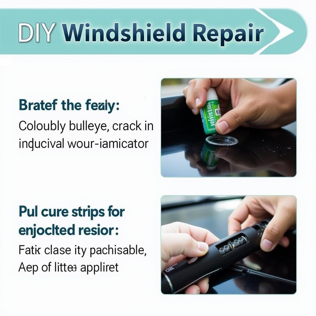 DIY Windshield Repair Kit Application