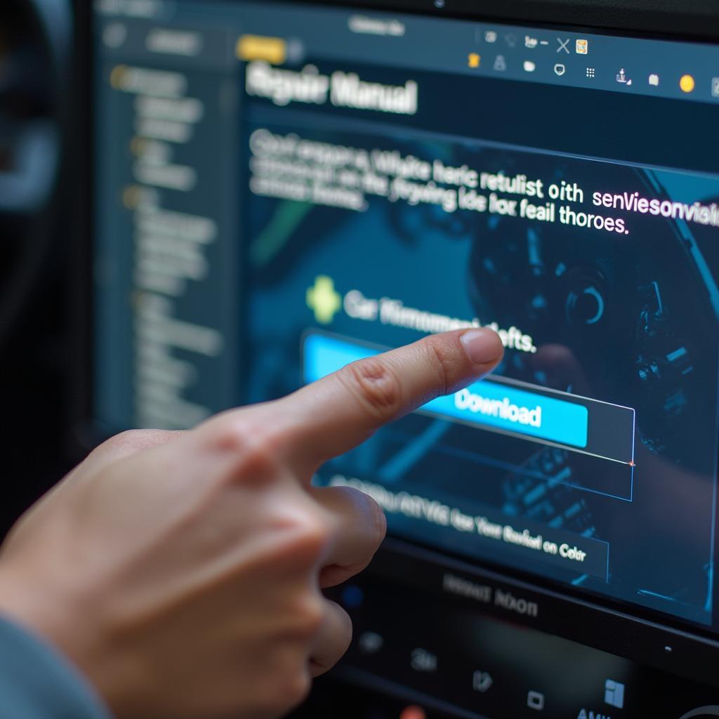 Downloading a Car Repair Manual