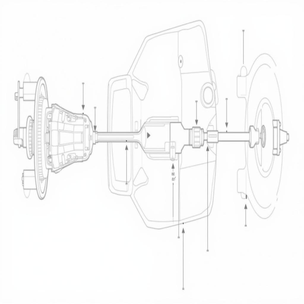 Diagram of Car Driveline Components