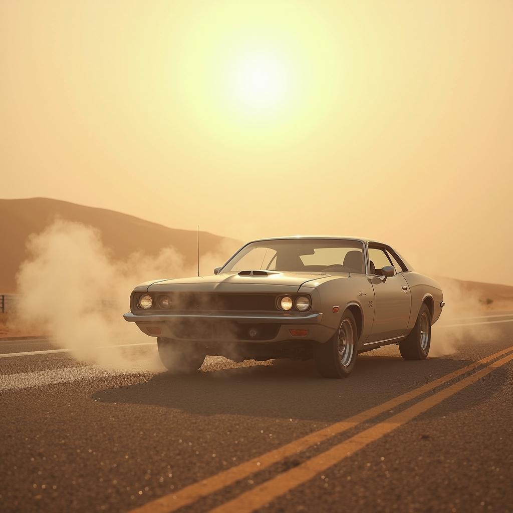 Car Overheating in Dubai Desert