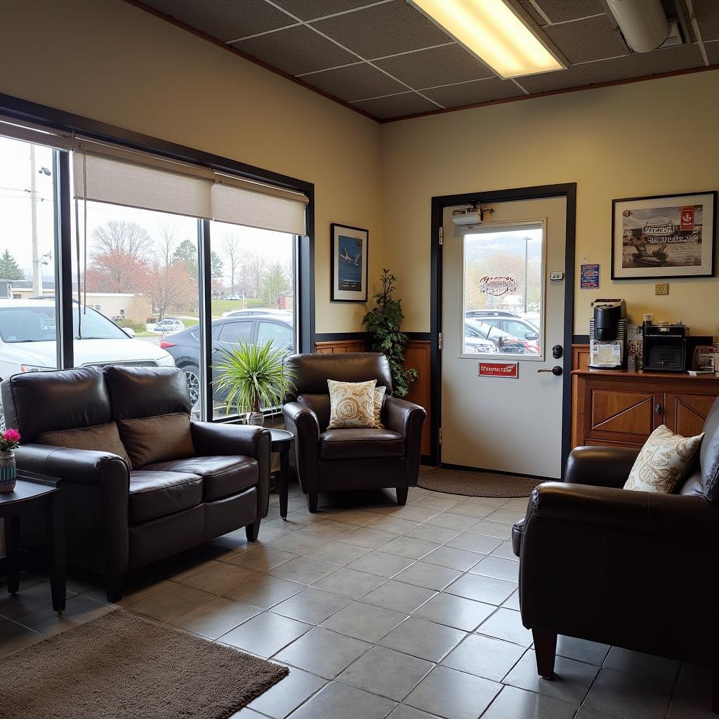 DYKSTRA'S AUTO SERVICE customer lounge area