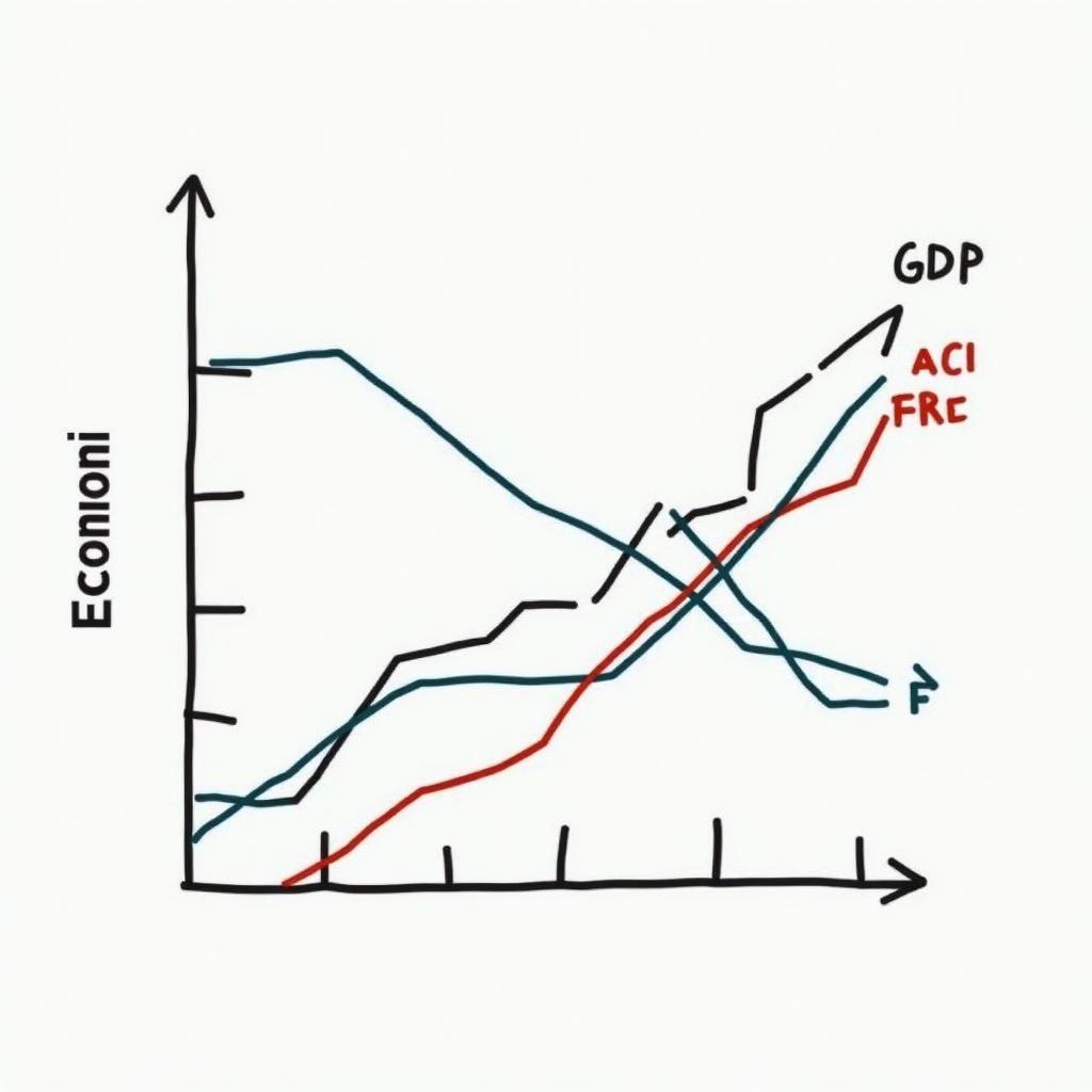 Graph illustrating the correlation between economic growth and auto sales