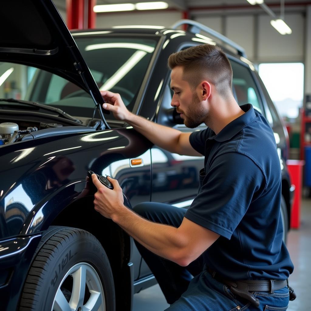 Eddie Seal's Auto Service Center Technician Working