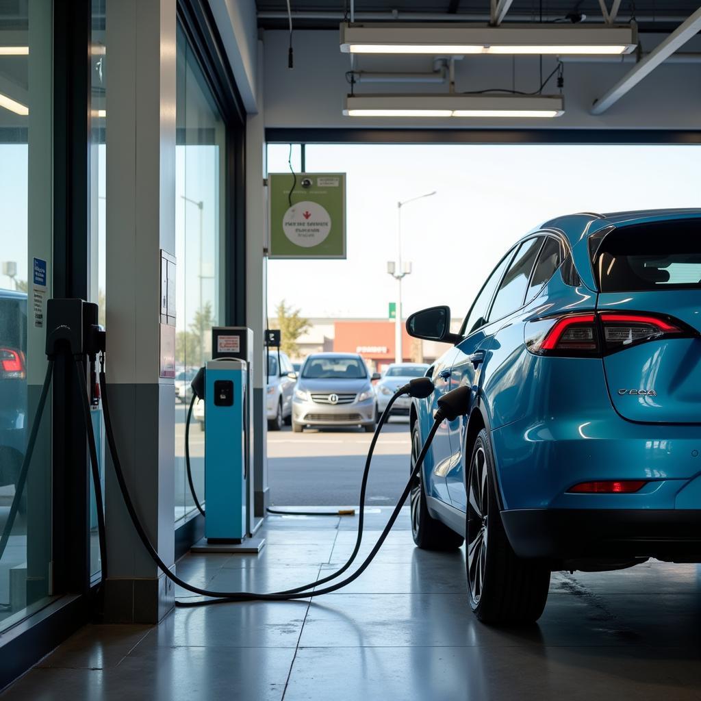 Electric Vehicle Charging at Raes Auto Services