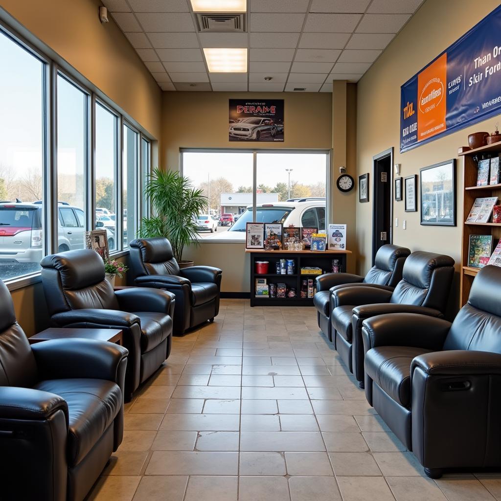 Erwinville Auto Shop Waiting Area