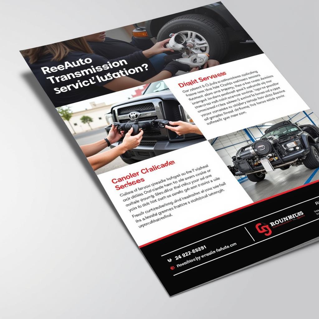 Essential Elements of an Auto Transmission Service Flyer 