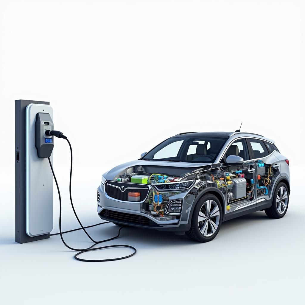 Electric Vehicle Charging and Internal Components