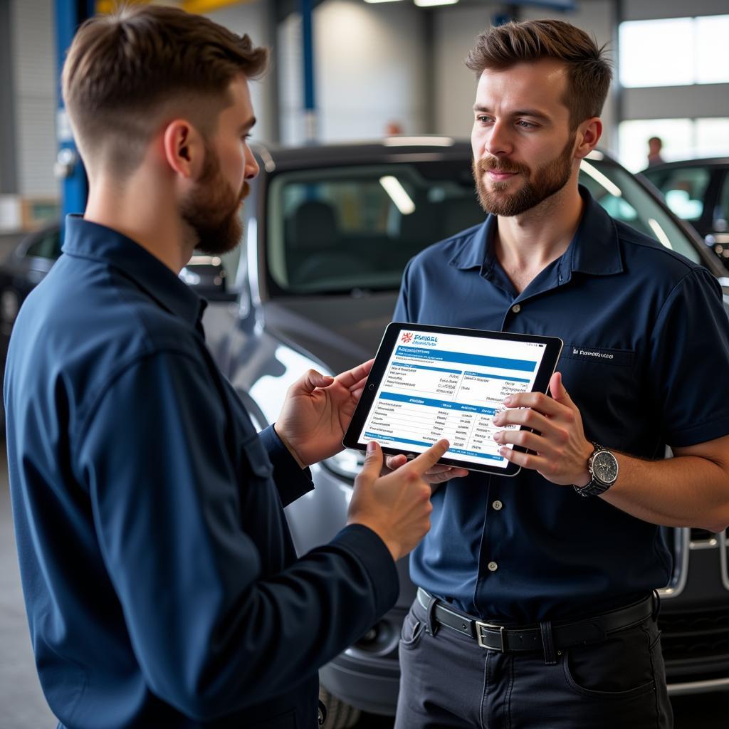 Evaluating auto service providers