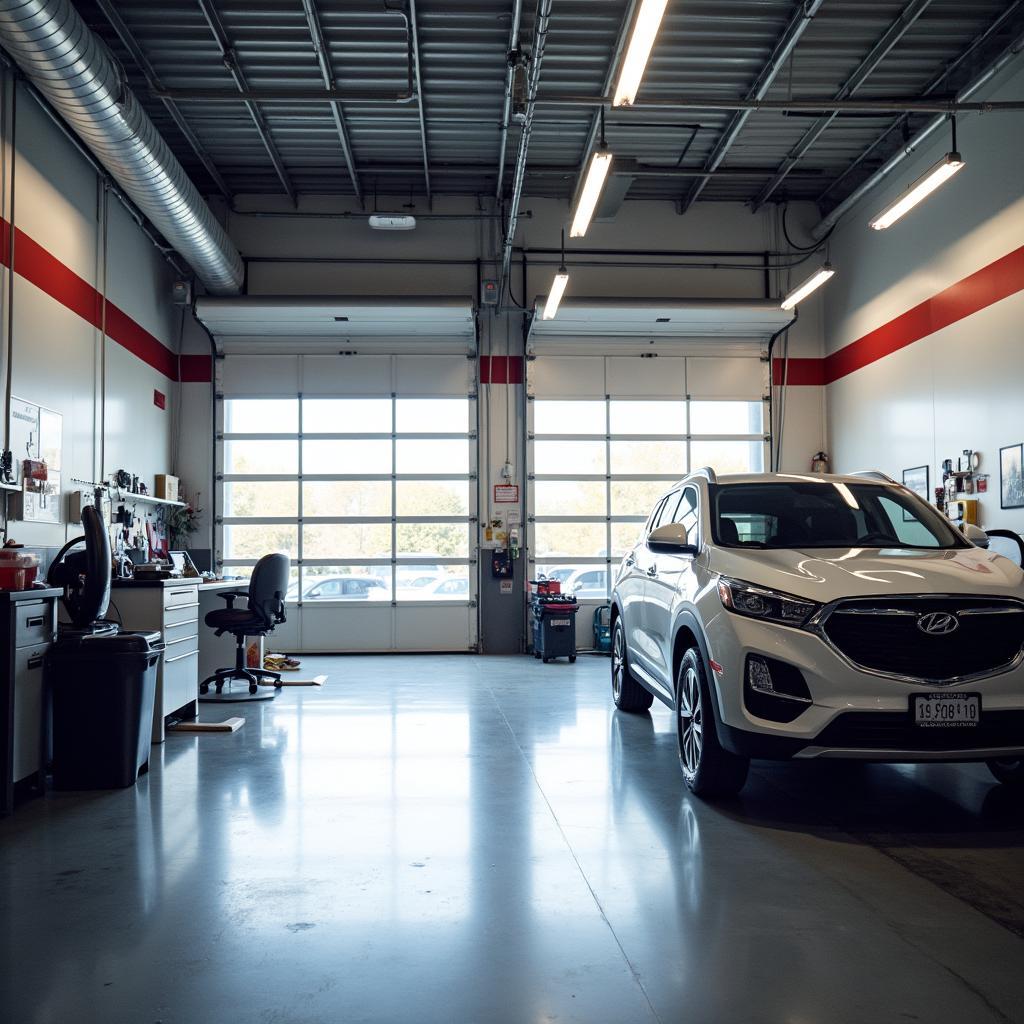 Modern Service Bay at Exxon Shoreview