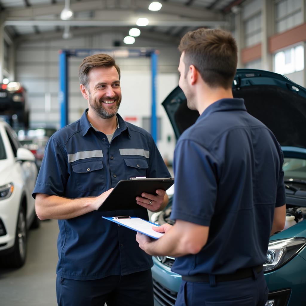 Ferguson Mechanic and Customer