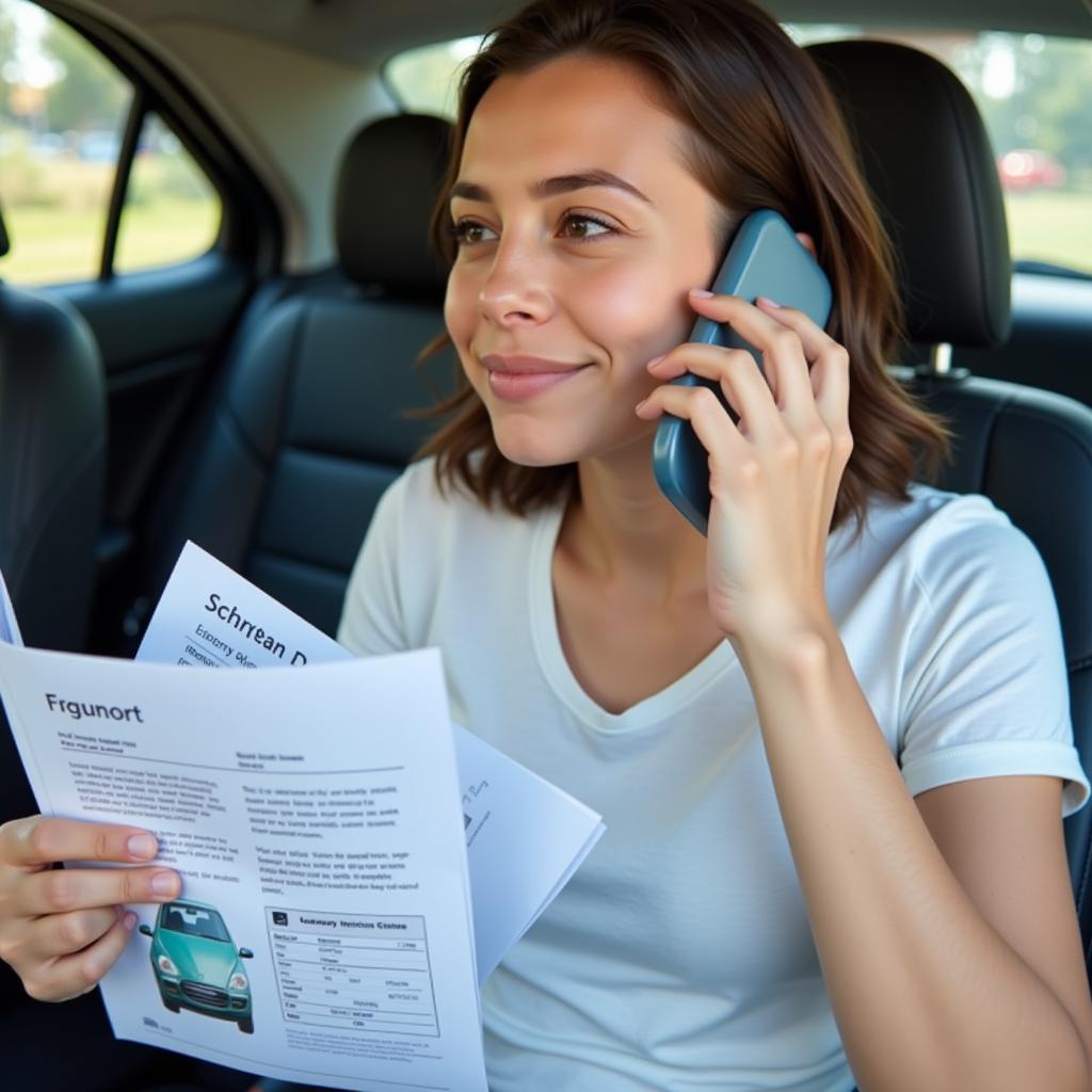 Filing an insurance claim for rental car reimbursement