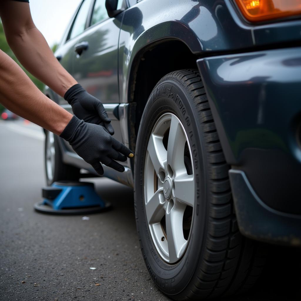 Flat Tire Roadside Assistance