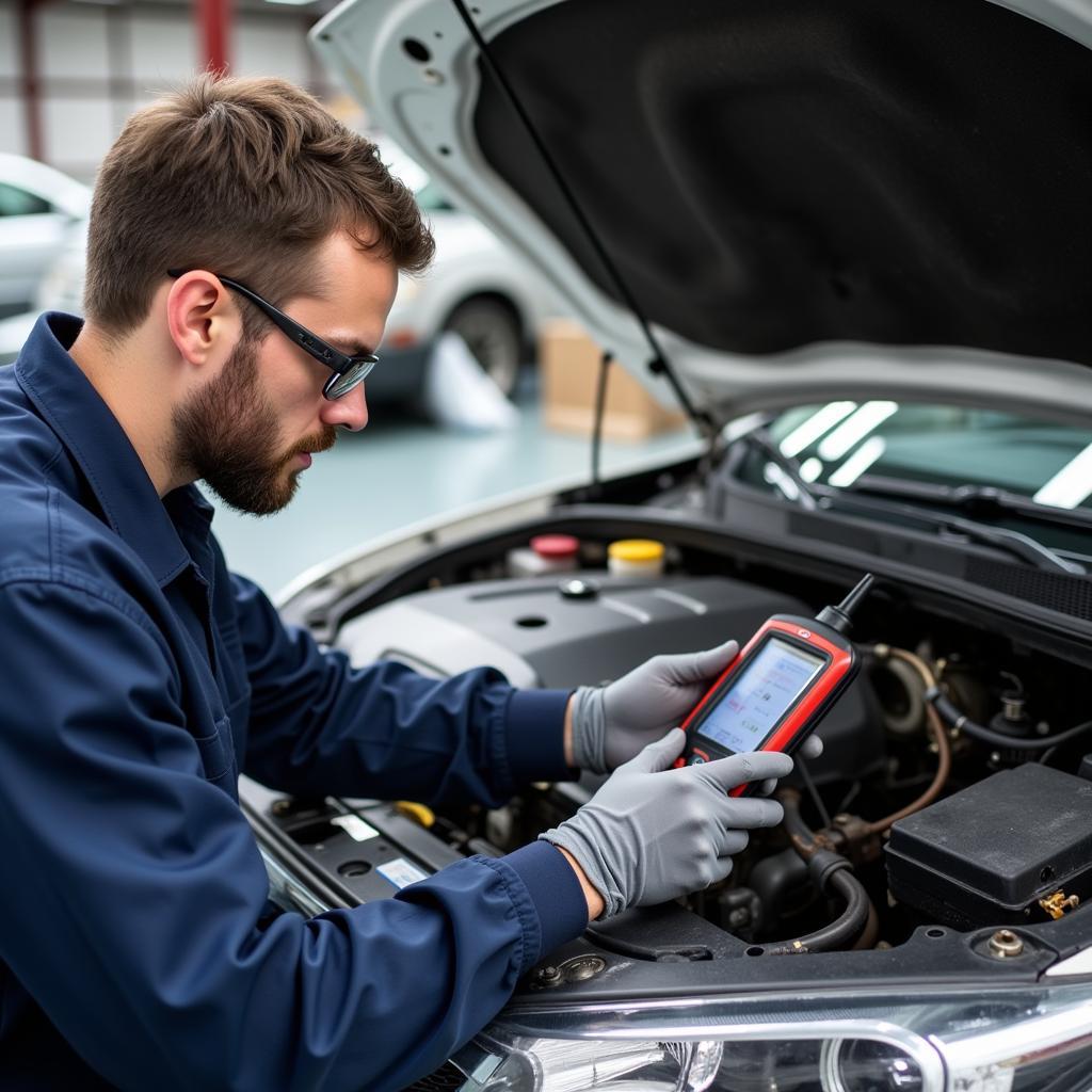 Flood-Damaged Car Inspection