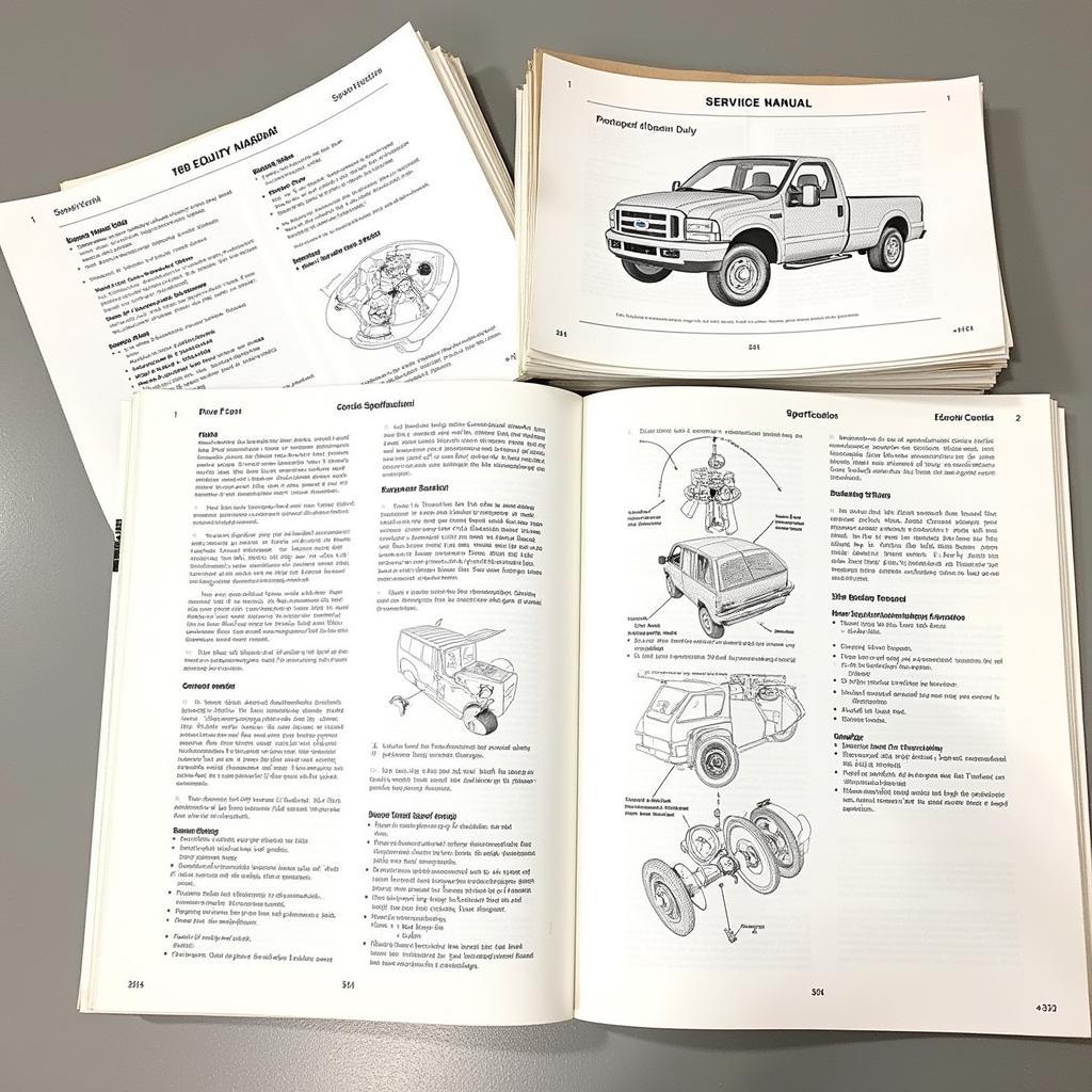 Sample Pages from a Ford E450 Super Duty Service Manual