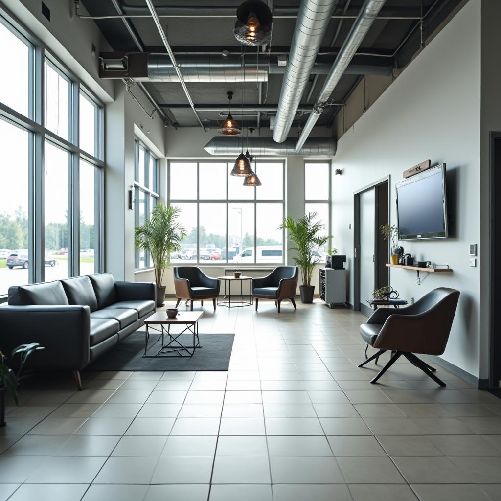 Comfortable Foreign Auto Service Waiting Area