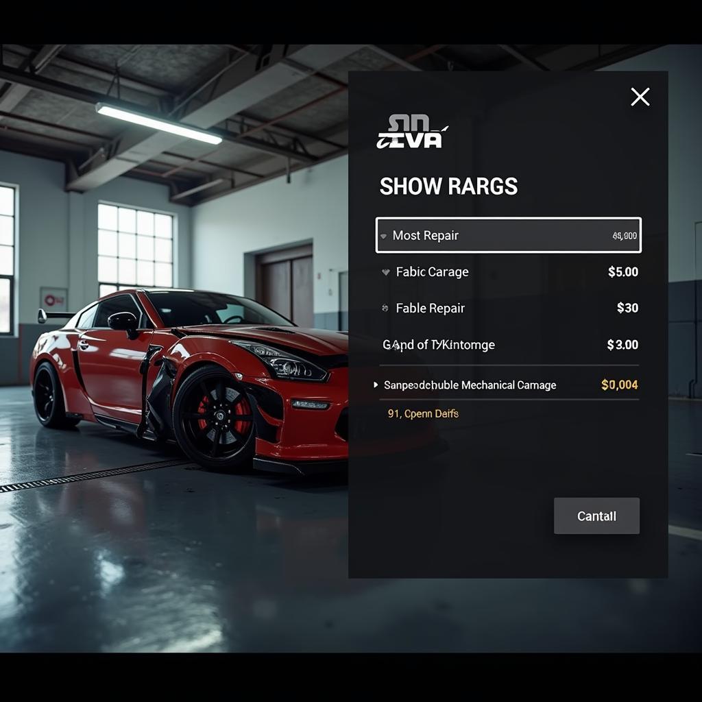 Car Repair in Forza Horizon 4 Garage