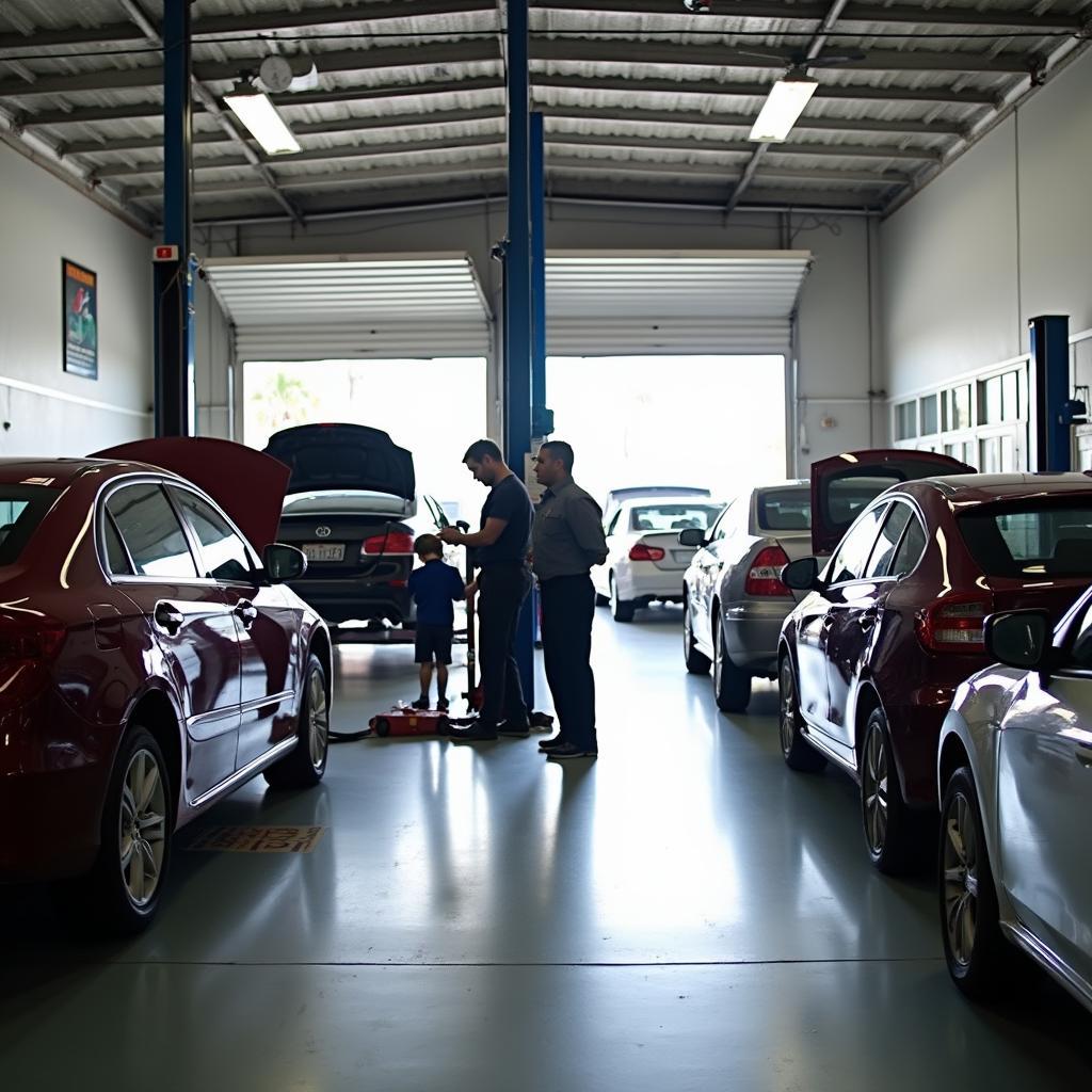 Car repair shop in Fountain Valley