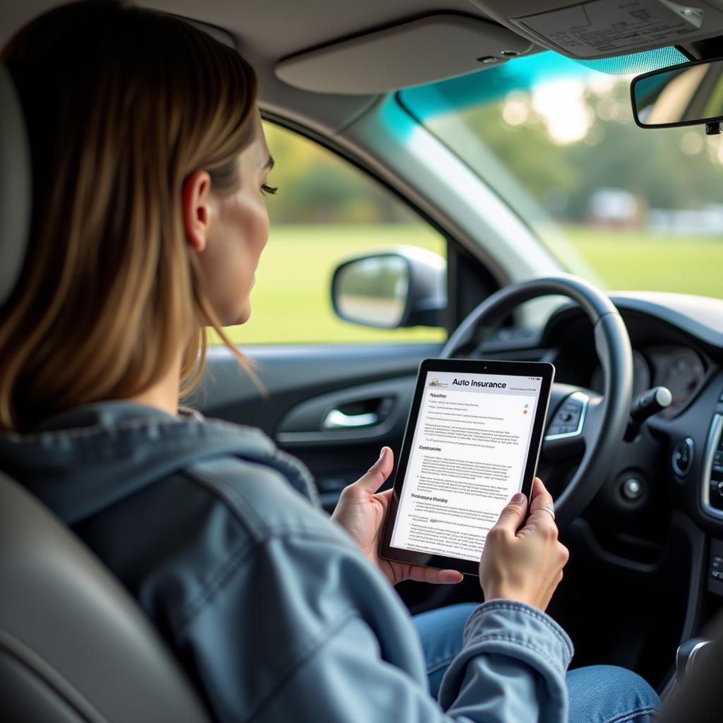 Fredericksburg Resident Reviewing Auto Glass Insurance