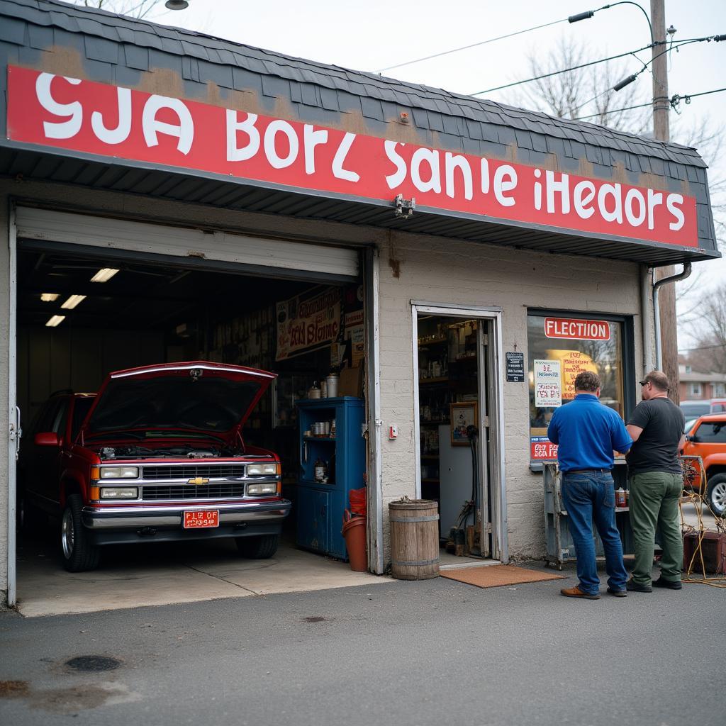 Garden State auto repair shop exterior